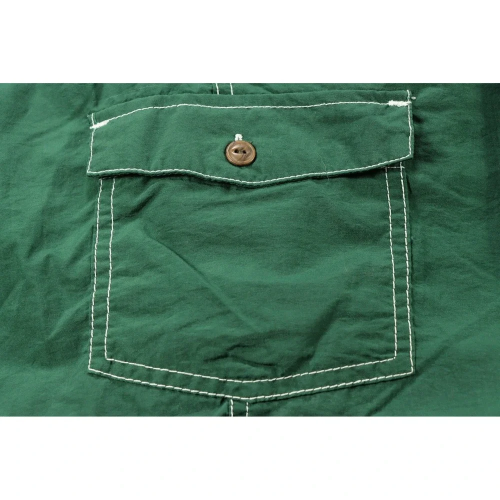 Vintage Tommy Hilfiger Swim Trunks XXL Green Spellout Mesh Board Shorts Nylon